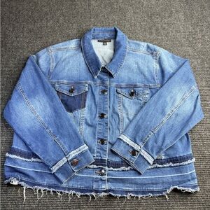 Lane Bryant Classic Blue Denim Jacket